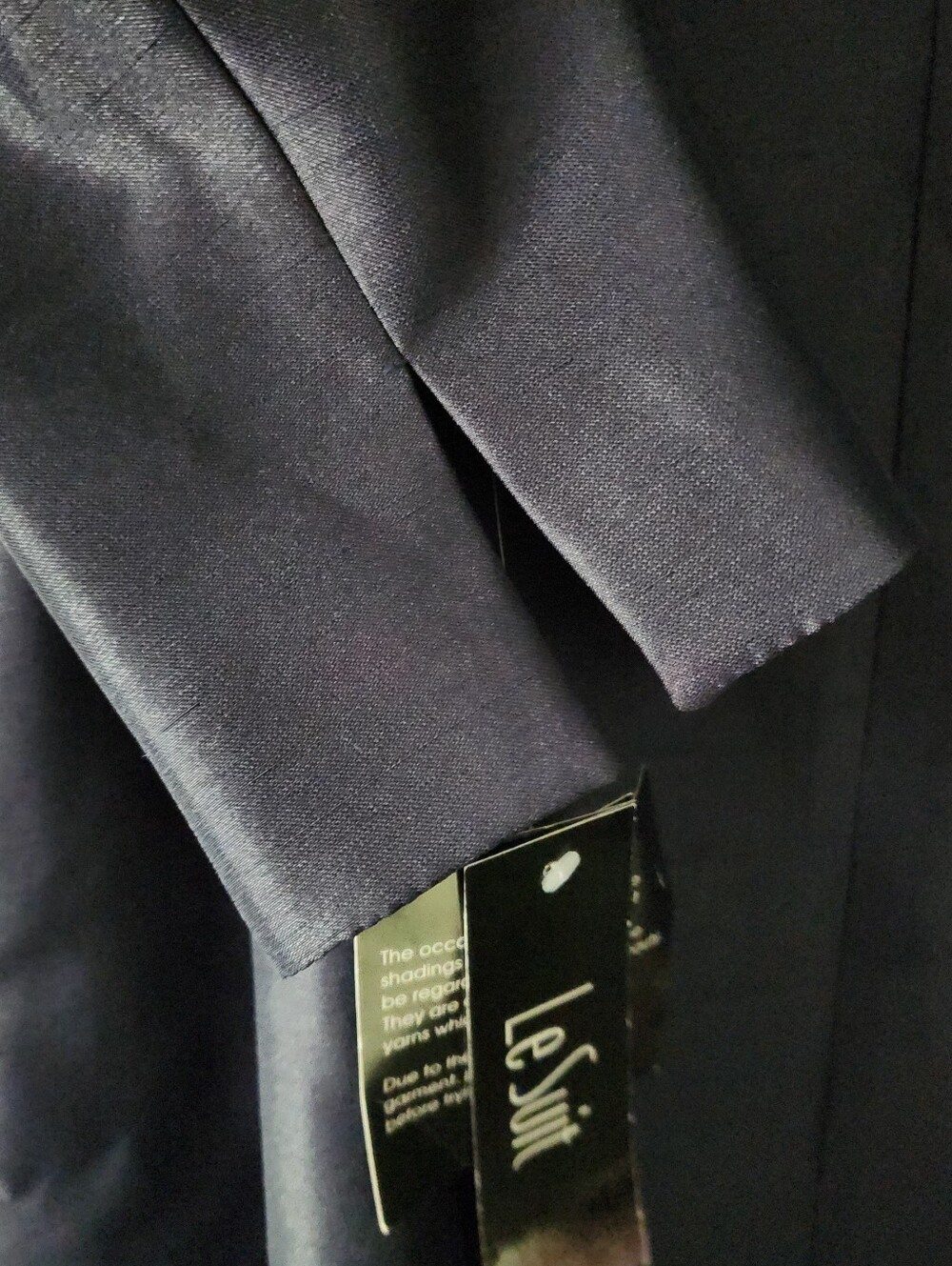 Le Suit Women's Navy Blue Jacket And Dress. - Picture 3 of 16